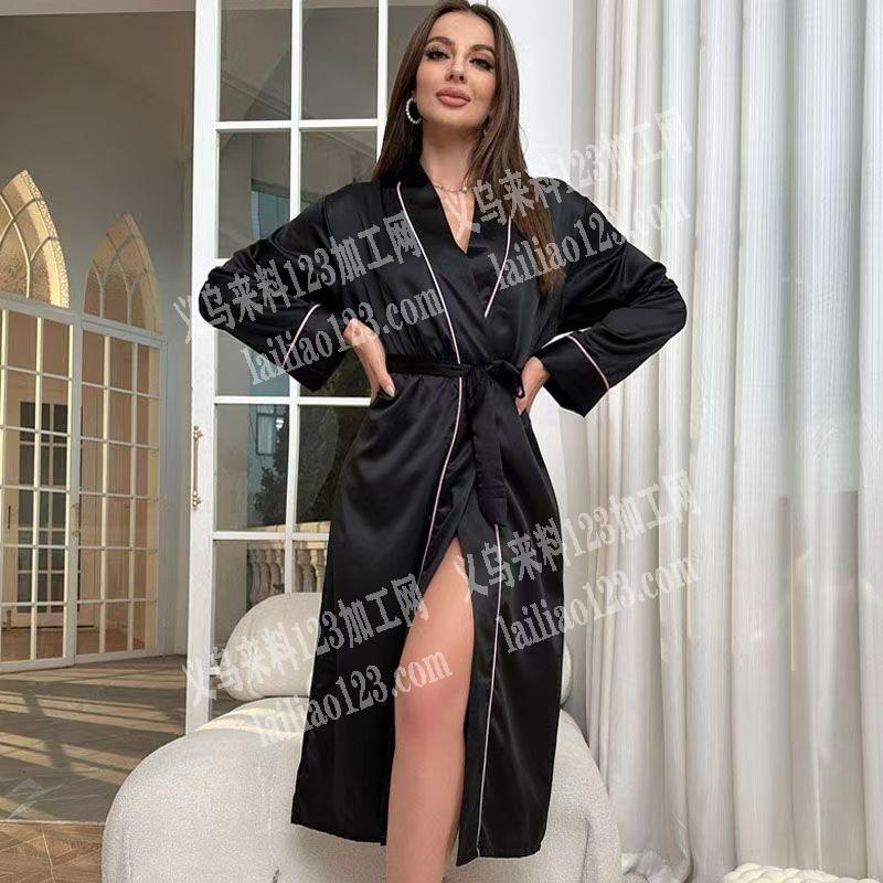 外贸睡袍，长款睡衣订单外发加工，寻找专业