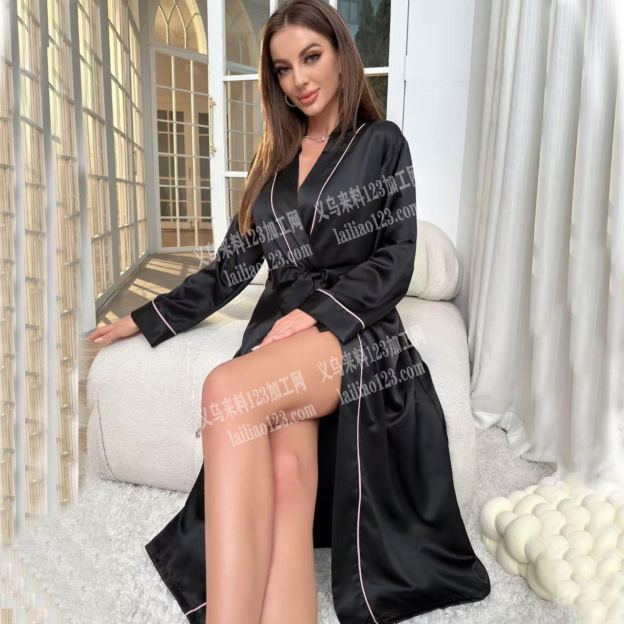 外贸睡袍，长款睡衣订单外发加工，寻找专业