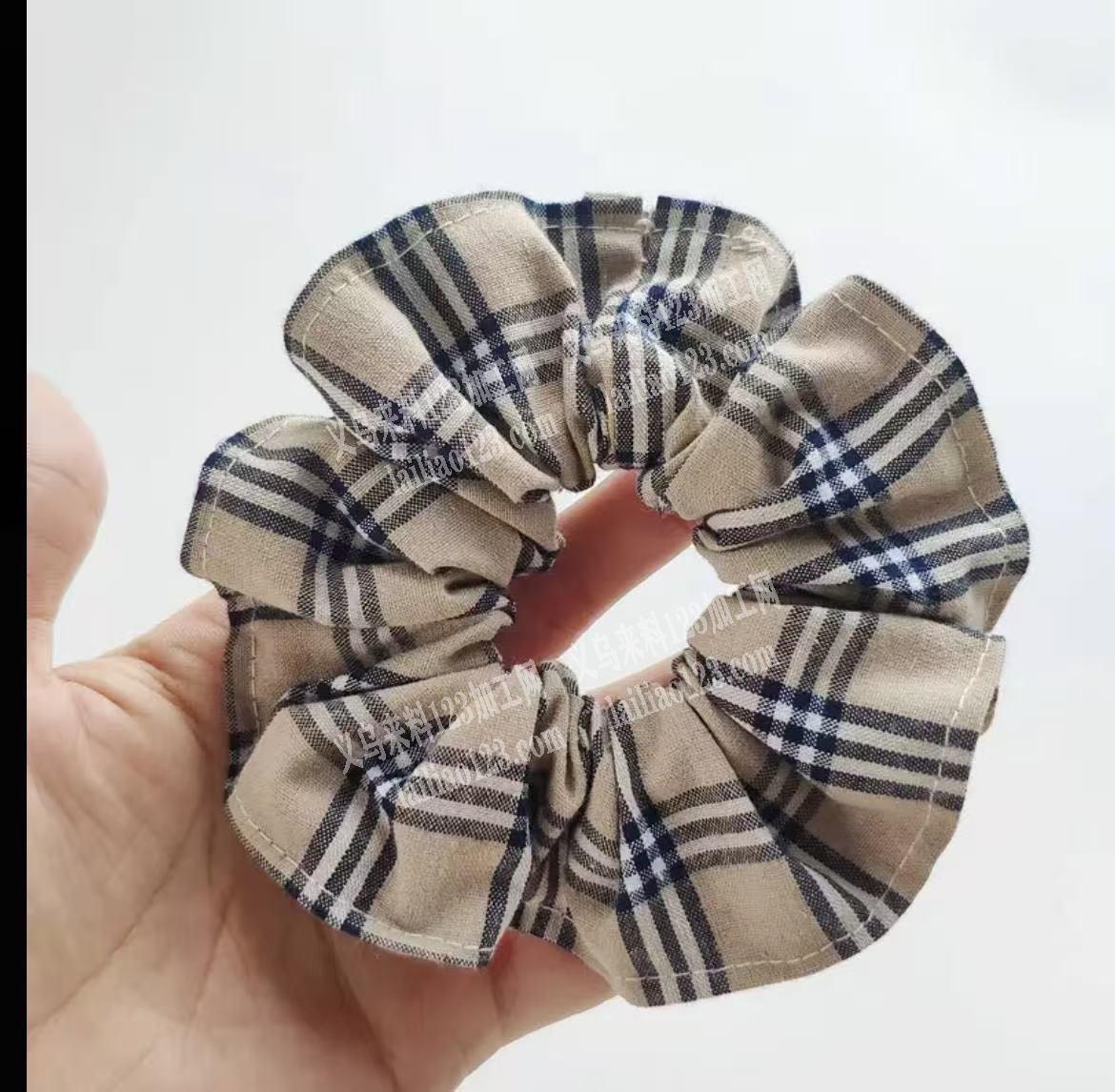 寻找专业做布艺发圈的工厂合作，请联系详谈