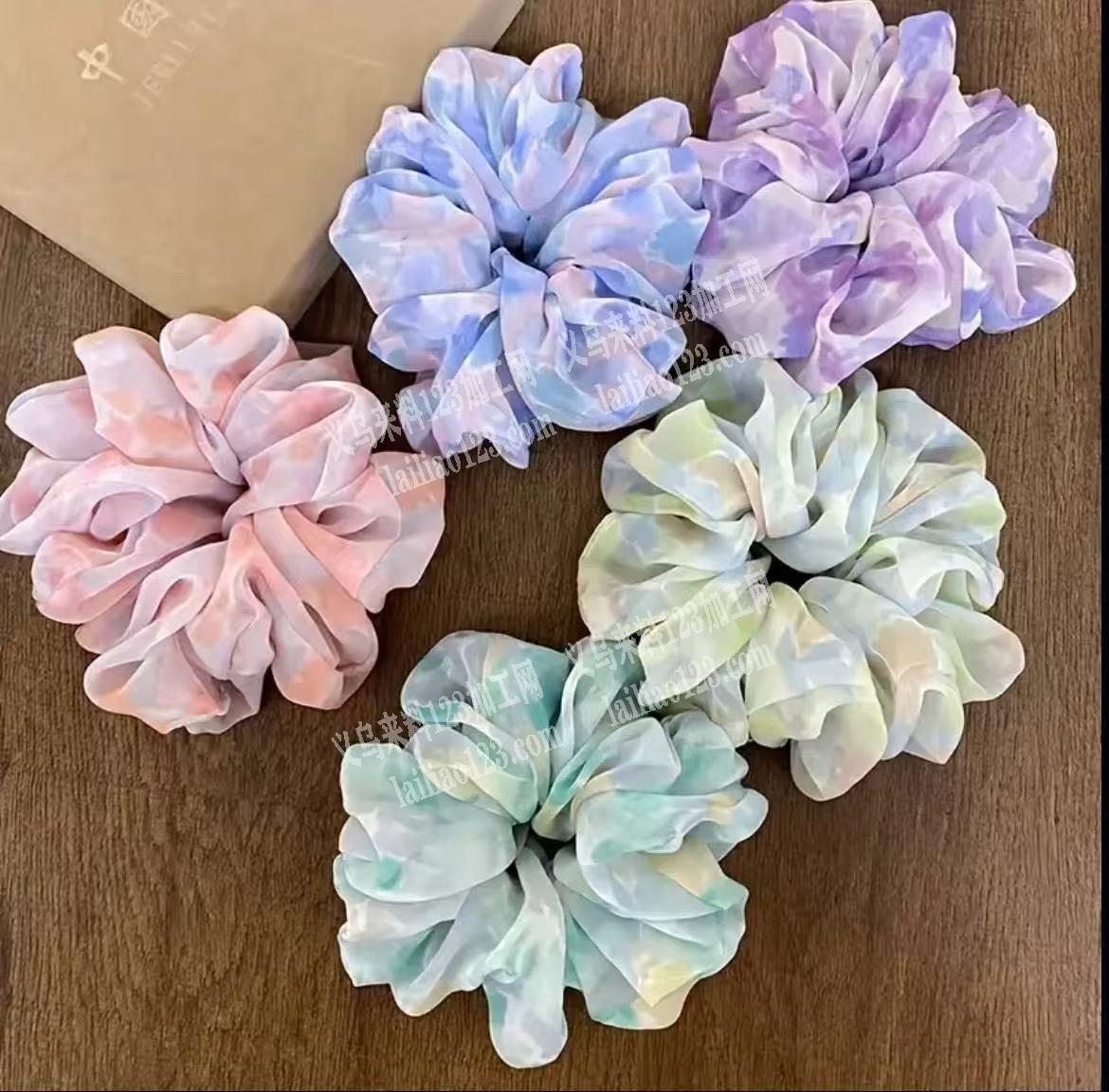 寻找专业做布艺发圈的工厂合作，请联系详谈