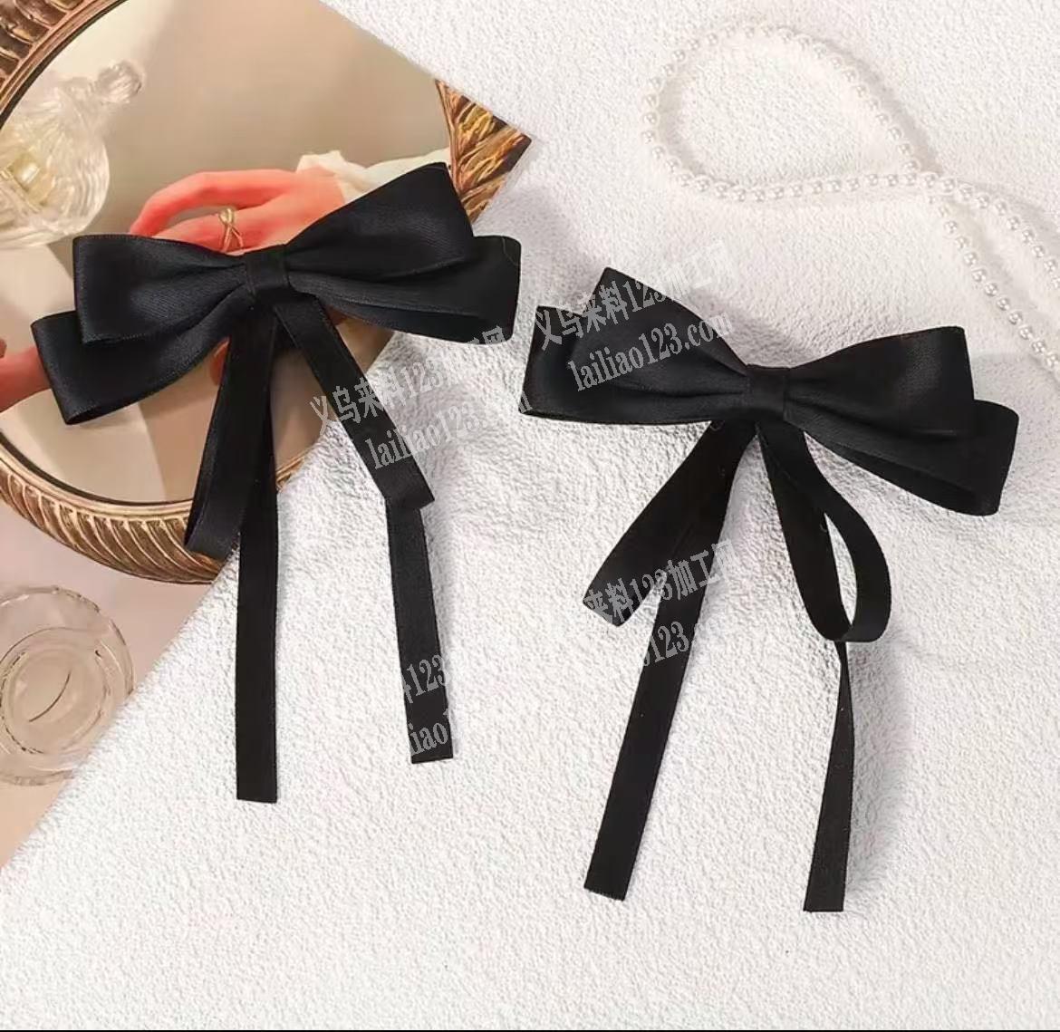 大量如图布艺蝴蝶结发夹订单，如图，寻找专