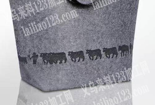 寻找毛毡布激光logo的加工厂，有做的请