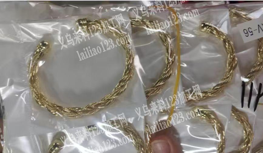 如图金属类的手镯，手链饰品订单，寻找工厂