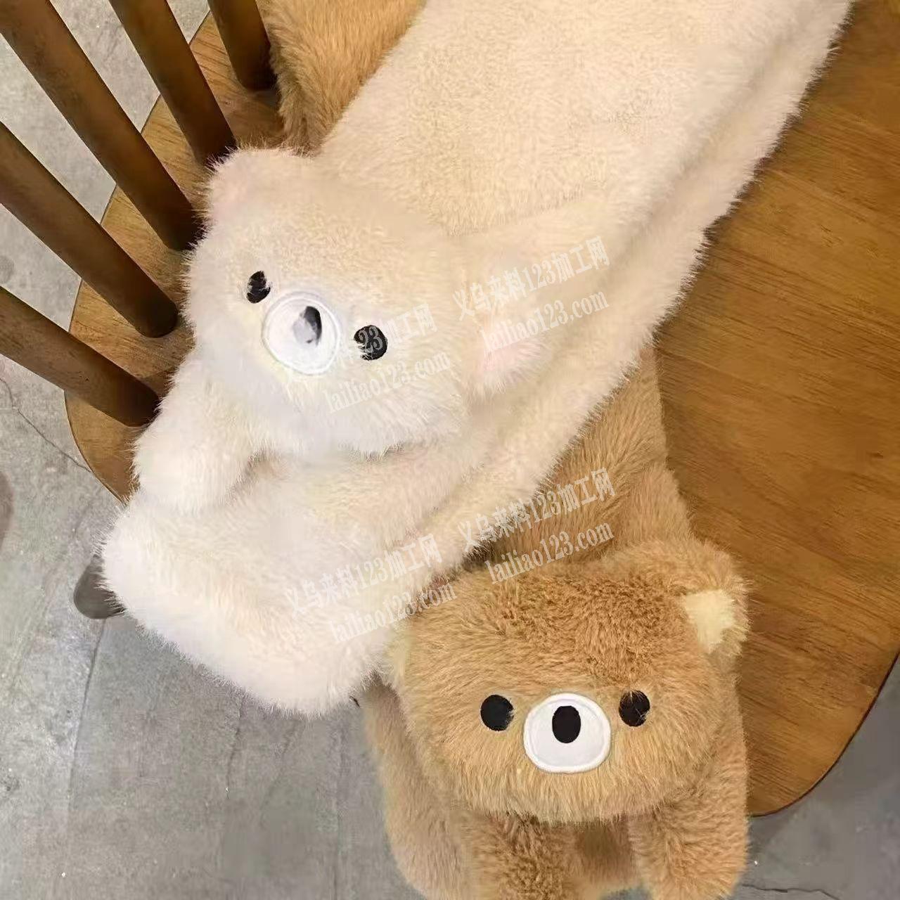 公司寻找毛绒围巾工厂，包工包料做，。有围