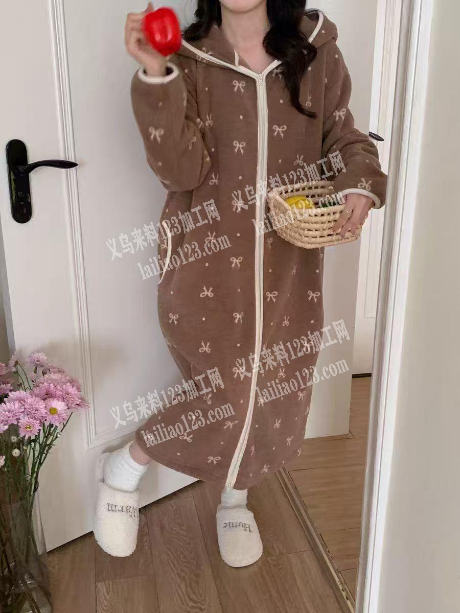 这个长款睡衣，居家服外发加工，寻找会做的