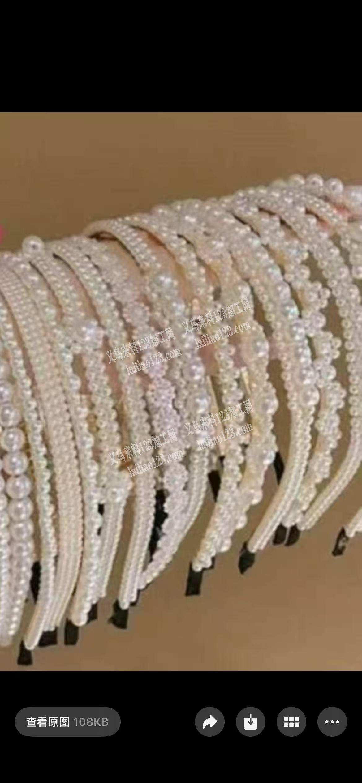 手工穿珠编织成品发箍订单如图，这样的我要