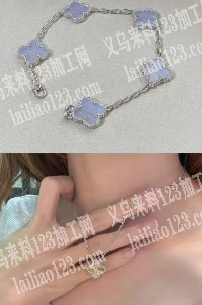 大量如图四叶草系列饰品订单，寻找源头工厂