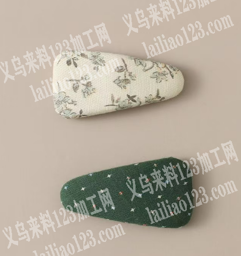 爆款掰掰夹外发加工，如图，寻找包布发夹的