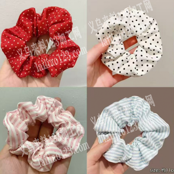 寻找专业做布艺发圈的加工厂，请联系详谈。