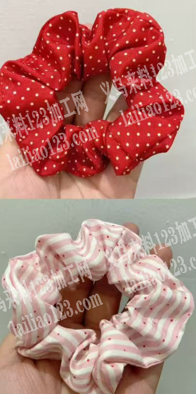 采购布艺发圈，有现货的联系详谈，如图，