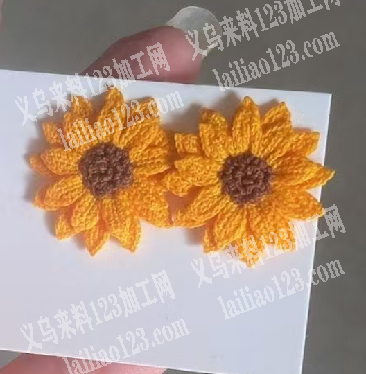 钩针编织的手工活，如图，寻找专业做钩针编