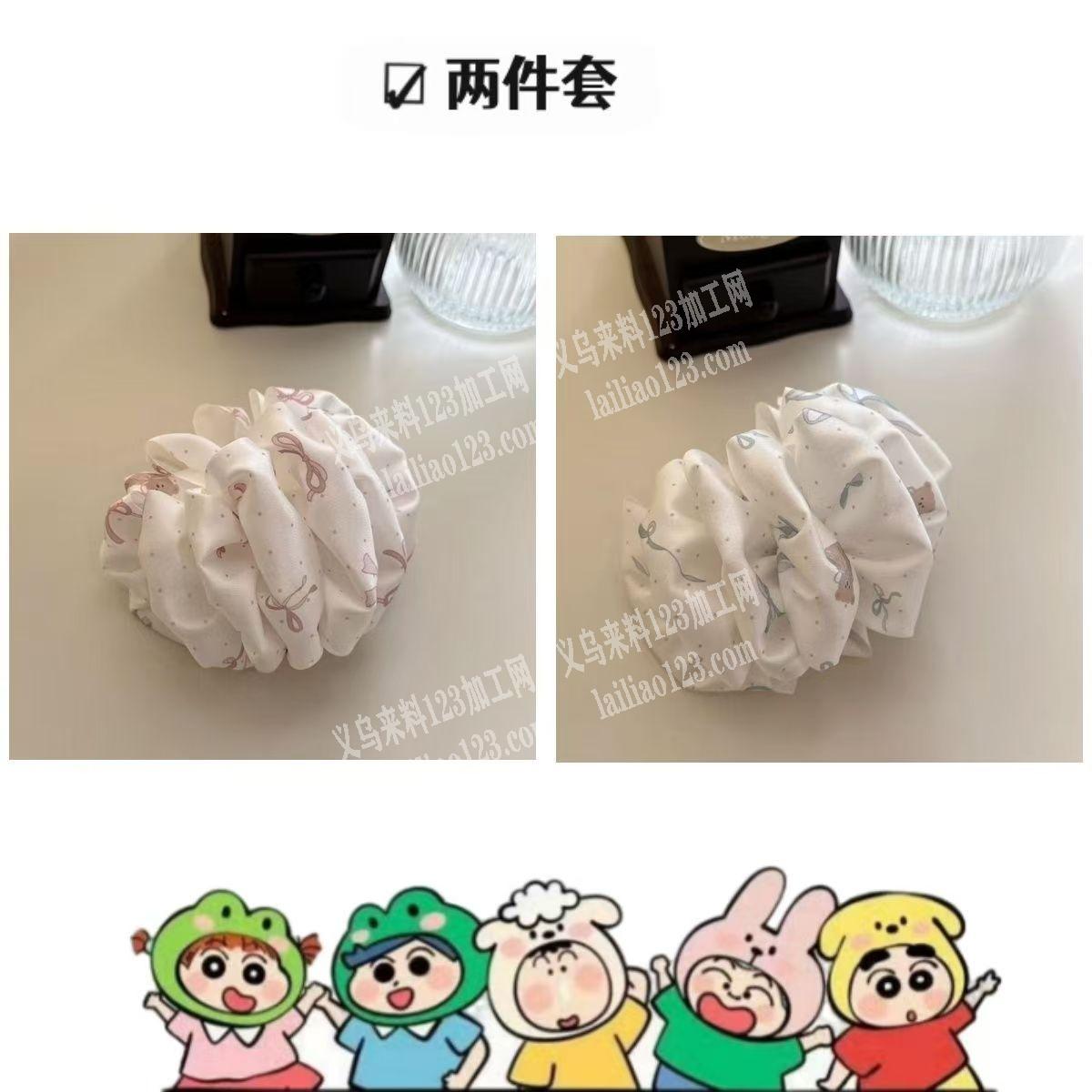 布艺抓夹外发加工，如图，云朵泡泡夹，。寻