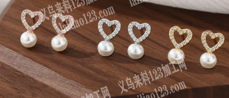 简单耳环手工活外发加工，发义乌本地。长期