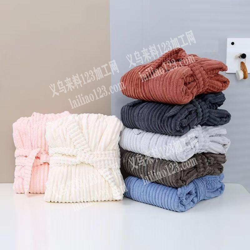 长期有睡意睡袍长袍外发加工，如图，寻找服