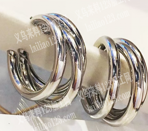 大量铁丝小耳环成形外发加工，长期合作，量