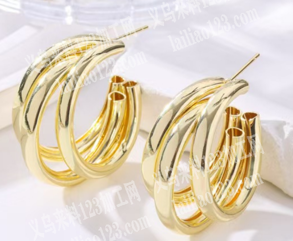 大量铁丝小耳环成形外发加工，长期合作，量