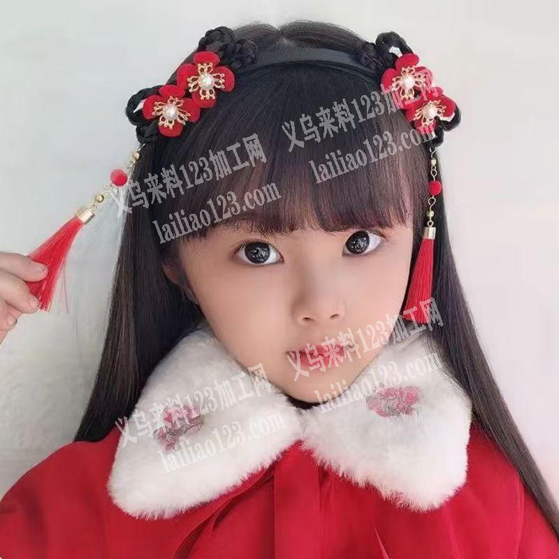 假发辫子头箍成品订单，如图，寻找专业会做