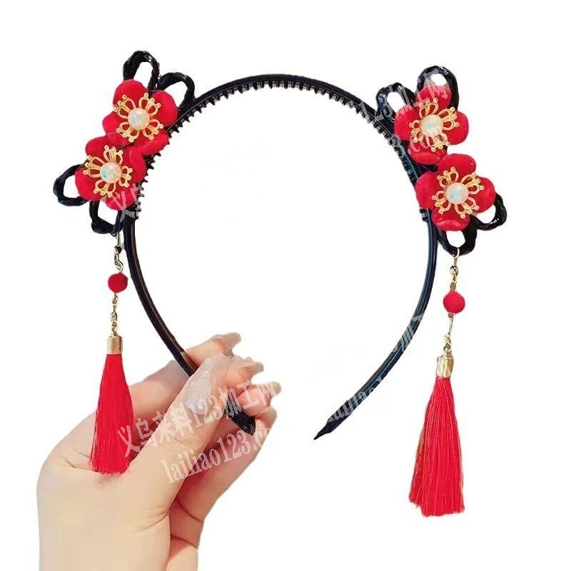 假发辫子头箍成品订单。如图，寻找专业会做