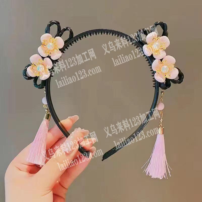 假发辫子头箍成品订单。如图，寻找专业会做