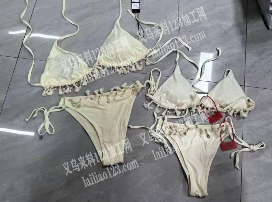 如图。外贸服装订单外发加工【泳衣比基尼款