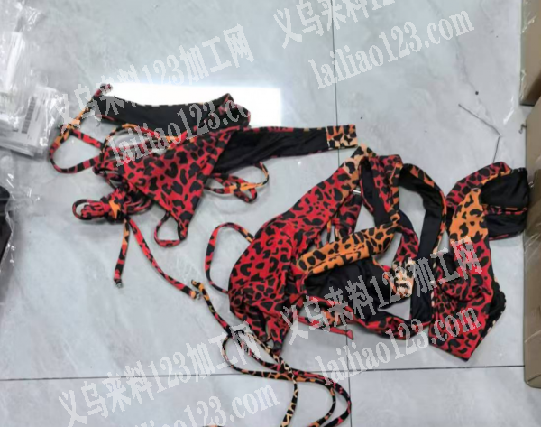 比基尼，外贸泳装，纯加工【可发外地做】