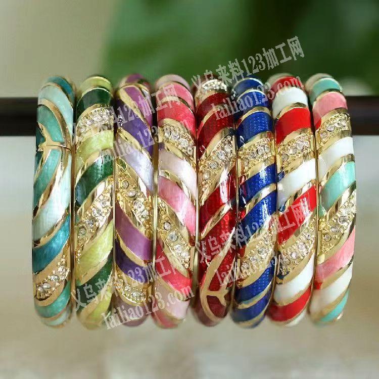 公司有滴油的手镯成品订单，寻找压铸出来的