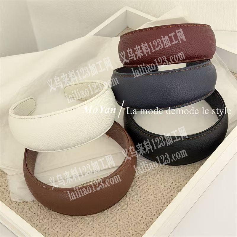 皮革踩线做发箍，如图，寻找专业做踩线的高