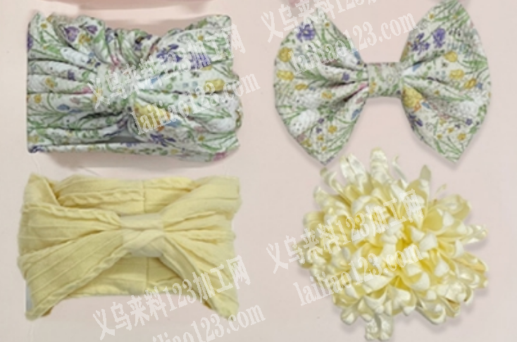 大量布艺蝴蝶结饰品订单，寻找成品工厂，请