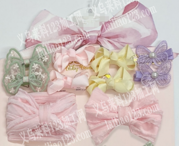 寻找专业做布艺蝴蝶结饰品的工厂，请联系详