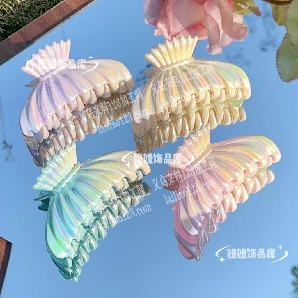 如图几款渐变色的抓夹订单，寻找成品工厂，