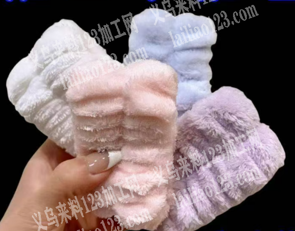 毛绒手腕带订单外发加工【需要超声波加工，