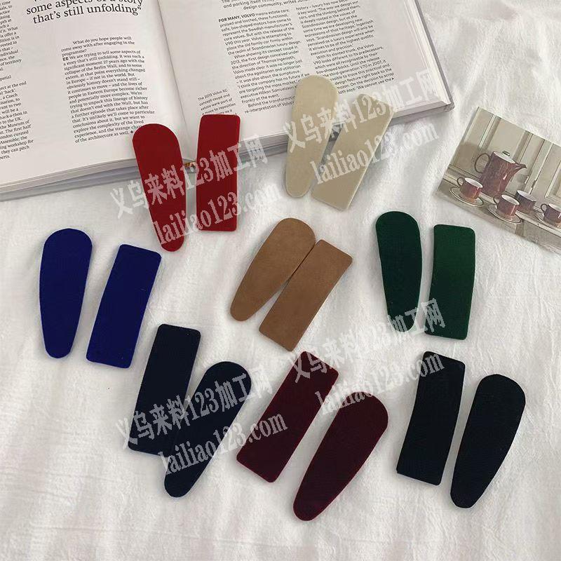 发夹包布贴布的手工活。寻找会做的手工活加