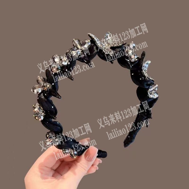 发箍手工活外发，如图，这个爆款的手工发箍