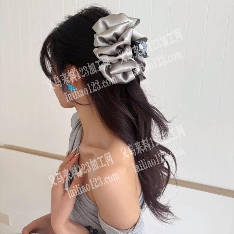 布艺泡泡袖抓夹订单，如图，有订单，采购现