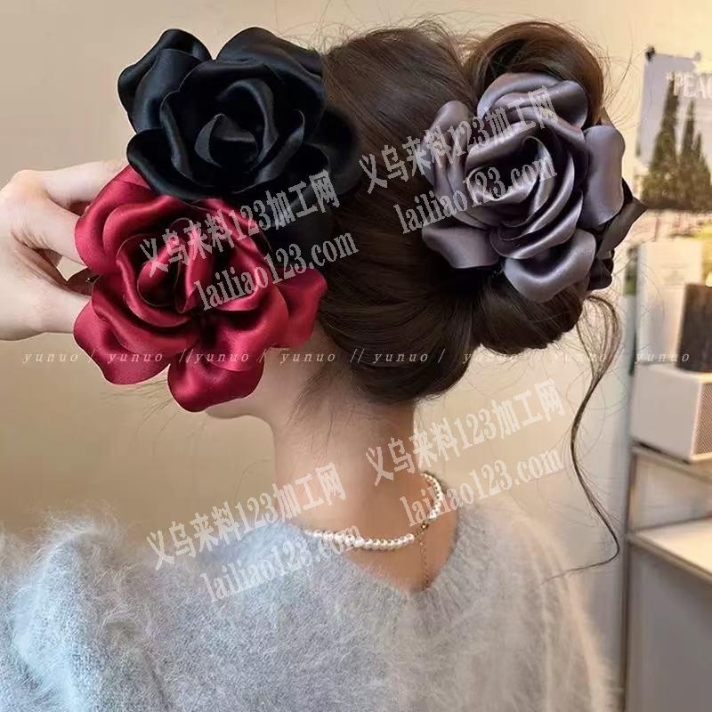 山茶花布艺抓夹成品订单，如图，寻找成品工