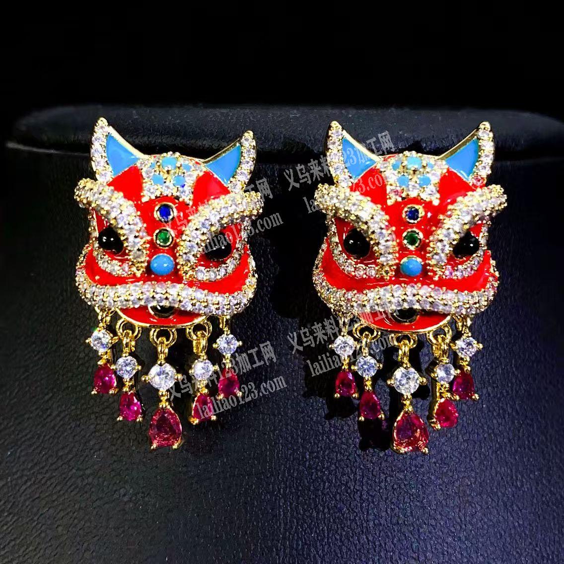 中国风醒狮饰品成品订单如图。这样的寻找工