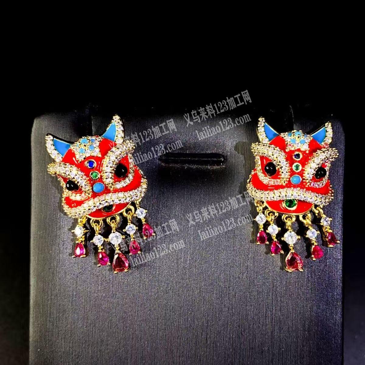 中国风醒狮饰品成品订单如图。这样的寻找工