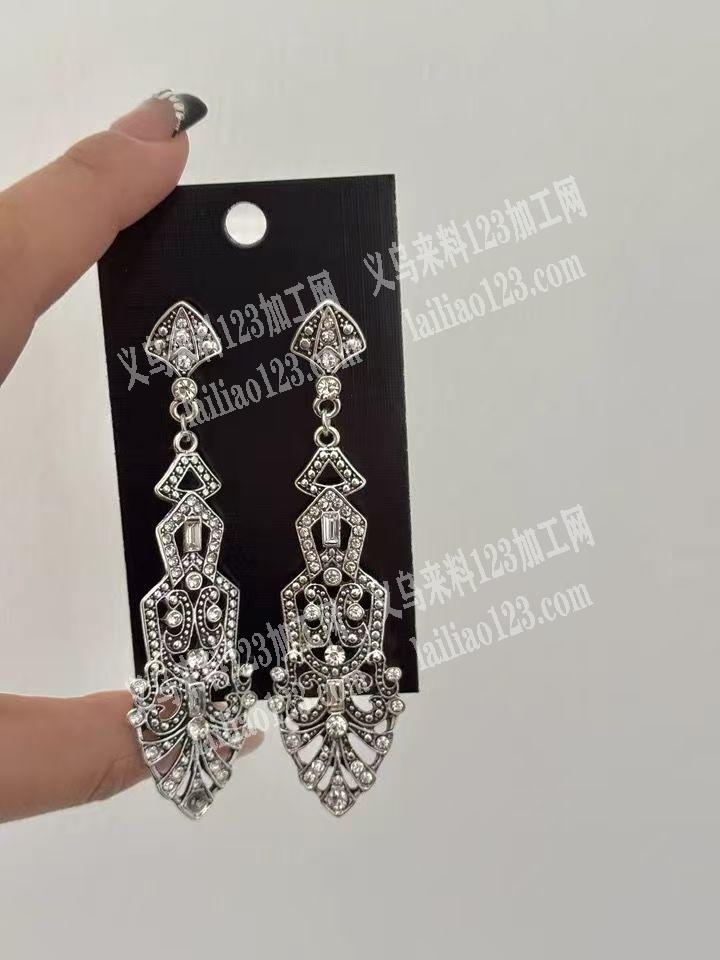 合金耳环饰品订单，找钢模，如图，有订单，