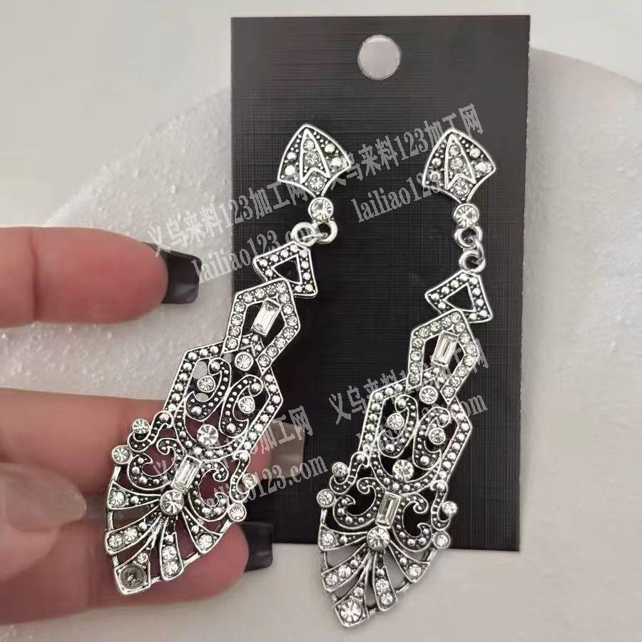 合金耳环饰品订单，找钢模，如图，有订单，