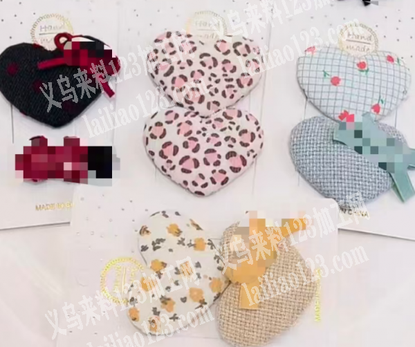 大量布艺发夹，布包发夹外发加工，寻找加工