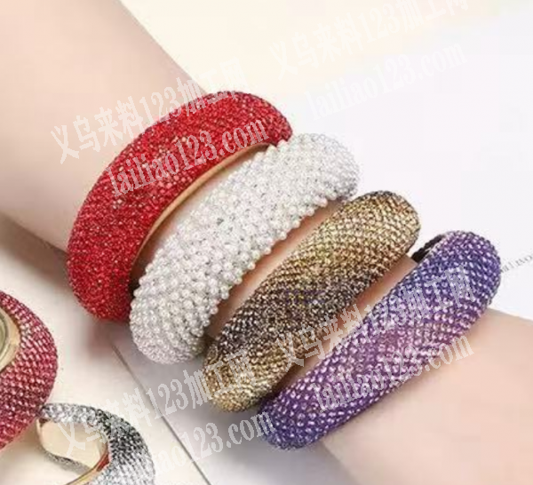 如图满钻成品手镯订单，寻找专业做手镯的工