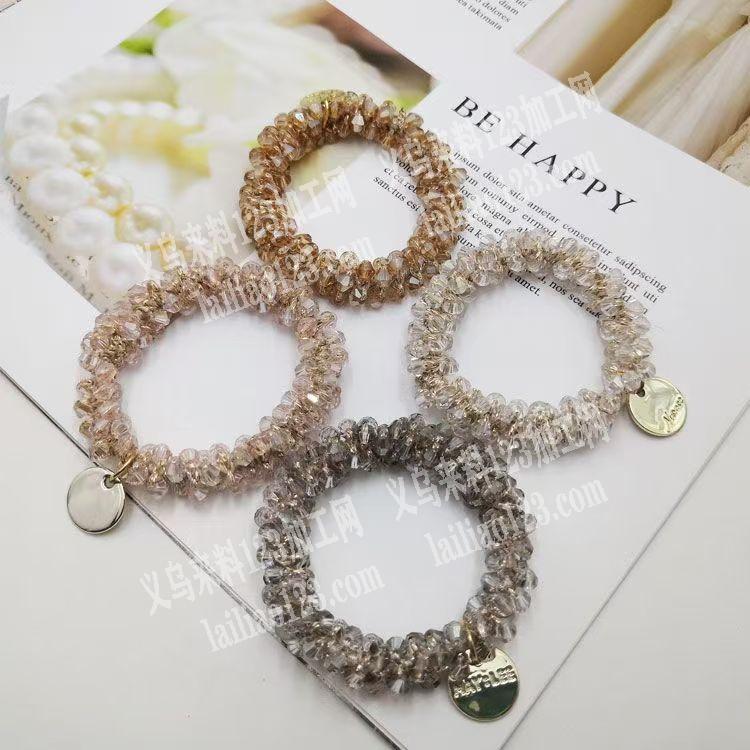 手工串珠钩针发圈手链订单，如图，寻找专业