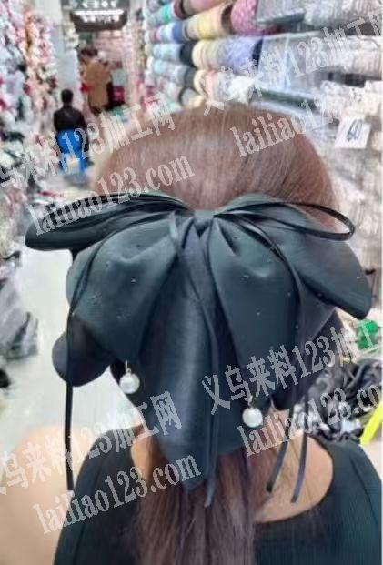 布艺蝴蝶结成品订单，。如图，头饰订单，寻