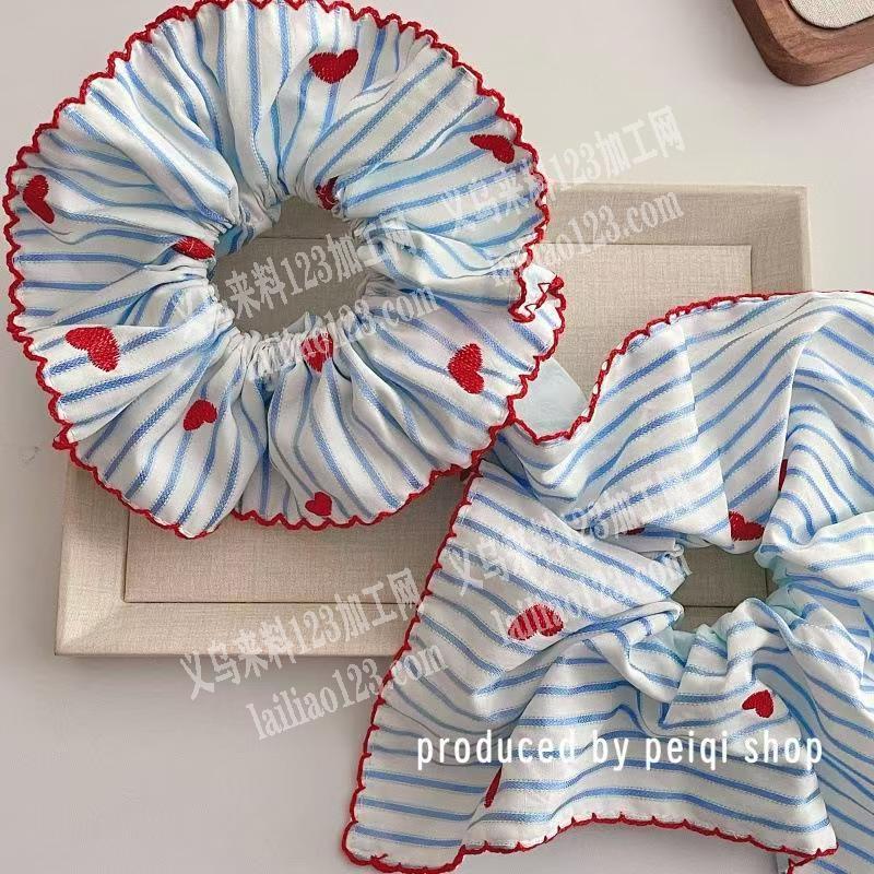 寻找花样机加工厂，做这个布艺发圈。能做的