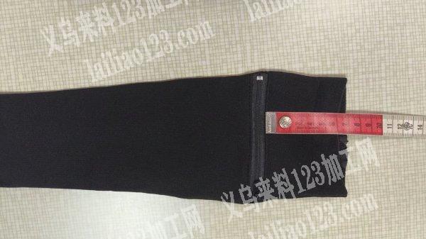 长期有袜子上车口袋加拉链外发加工
