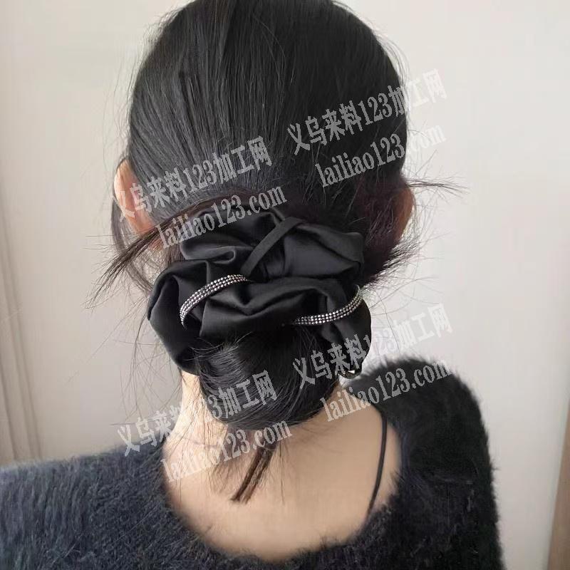 寻找专业做布艺发圈的工厂，这个大肠圈，寻