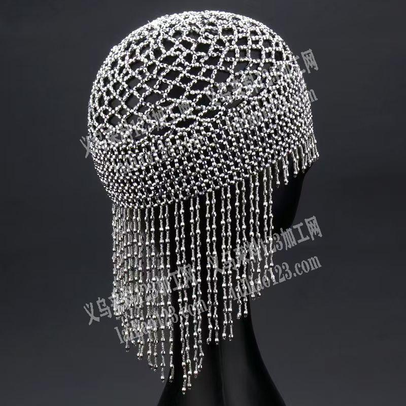 穿珠子编织帽子订单，手工订单，如图，寻找