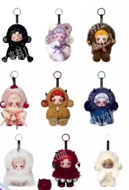 多款泡泡玛特毛绒娃娃订单，如图多款订单，