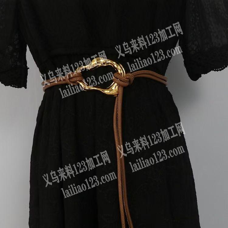 腰带订单。，如图。寻找这个皮绳腰带工厂，