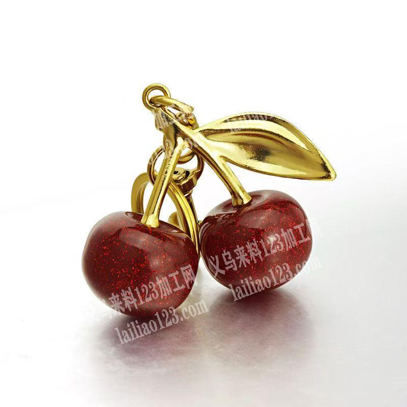 大量樱桃钥匙扣订单，如图，寻找源头工厂，